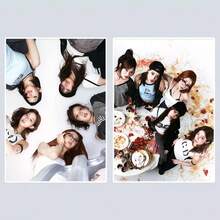 Årstidshälsningar 2026 Kalenderinlägg, affischer, klistermärken för rumsdekoration, samlarföremål från fläktar, Sakura, Kim Chea Won, Huh Yunjin, Kazuha, Hong Eunchae. - Multifärgad - Visa 24