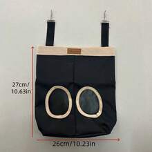 仓鼠干草收纳袋，兔子干草喂食袋，小型宠物双孔悬挂式喂食器，宠物用品 - 彩色 - 查看 2