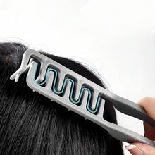 Men's Salon Hairstyling Comb Set - Texture Oil Hair Wide-Tooth Comb, Pompadour Texture Comb, Voluminous Double-Prong Comb, Plastic Material Root Volumizing Hair Clip Comb Combination - Multicolor - View 6