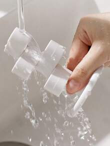 1个旋转式牙刷（笔）架，浴室台面收纳架，防滑笔架，可收纳化妆刷。浴室小工具，浴室收纳整理。牙刷牙膏架，家居用品。浴室 - 彩色 - 查看 6