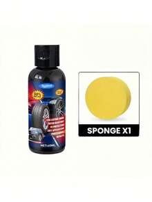 KineShineX Car Tire Brightener, Blackener, Durability And Anti-Aging Agent, Tire Polish, Essential Car Maintenance Tool Kit, Tire Care Cream, Polish, Car Paint Repair Agent, Auto Parts - Make Your Beloved Car Look Brand New. - A - View 8