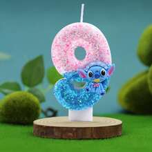 0-9 Colorful Cake Decorative Candles, Anniversary Decorative Candles, Exquisite Party Gifts, Elegant Numeric Candles For Birthday Party, Multipurpose Candles For Home - Multicolor - View 12