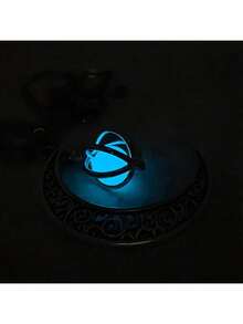 Unisex Silver-Plated Luminous Necklace With A Pumpkin And Luminous Moon Pendant. - Nhiều màu - Xem 8