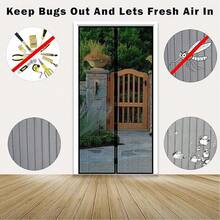 Magnetic Fly Screen Balcony Door, Stronger Magnets, Fly Screen Doors, No Drilling, Insect Protection Balcony Door, for Balcony Door/Patio Door - 1PC - Übersicht 4