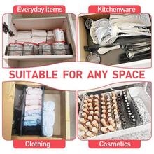 8pcs Extendable Kitchen Drawer Organiser Insert - Adjustable Dividers For Cutlery/Stationery/Accessories Storage | No Tools Needed, SpaceMax Design For Small British Kitchens, Household Storage Organiser /Spring Home Storage And Organization 2026 - Trong sáng - Xem 5