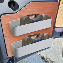 2pcs Durable Plastic Tool Storage Box Suitable For RV, Sturdy Vehicle Storage Container, Wall-Mountable Storage Unit - 2 Pack - View 4