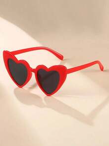10pcs Cute And Interesting Heart-Shaped Decorative Fashion Glasses Both Men And Women, Suitable Wedding Parties, Dance Parties, Etc., In White Color, - 綠色 - 查看 7