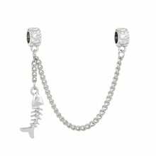 1件时尚个性化银色心形、贝壳、星星多元素合金休闲安全链，适合DIY手链、腕带、项链吊坠 - 彩色 - 查看 28