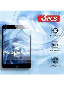 3 Packs Paperfeel Matte Screen Protector Compatible With IPad A16 11th Generation 2025 11 Inch/IPad 10th Generation 2022 10.9 Inch, Matte PET Film Write As Real Paper, Anti Glare, High Sensitivity - 3pcs - View 2