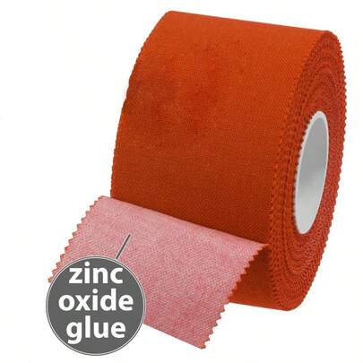 Serrated, Tearable White Adhesive Tape, Sports Tape, Basketball Ankle Tape, Goalkeeper Finger Bandage, Football Ankle Joint Fixing Bandage(2.56cm*9m)