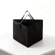 1PC/2PCS Transparent Clothes Storage Bags Large Capacity Triangle Shape Foldable Moving Bags - Negro - Ver 6