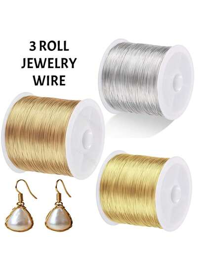 Soft Transparent Nylon Thread, DIY Beading String, Handmade Hair Clip Wrapping Line, Jewelry Weaving Floral Packaging Cord, Suitable For DIY Necklace, Bracelet, Earring, Jewelry Making, Gift Packaging, Gardening Crafts