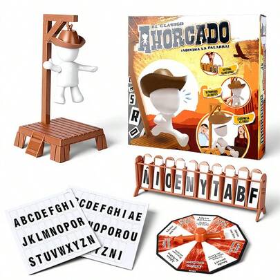 [El Juego de Palabras] Salvando al Villano | Juego de Fiesta Bilingüe en Español e Inglés, Excelente Rompehielos para Amigos y Familia, Regalo Divertido y Competitivo, Regalo para Fiestas, Navidad, Año Nuevo (Color del Accesorio Aleatorio)