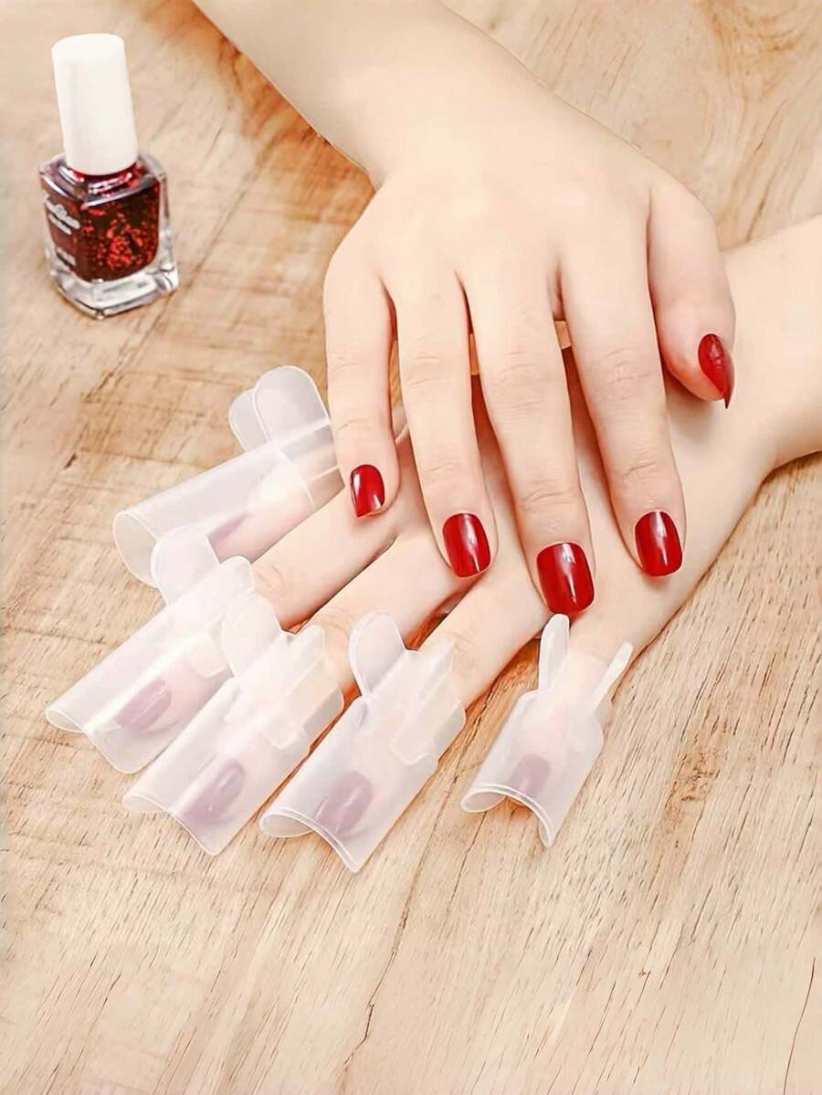 Japanese Manicure Care Box, Home Scratch-Resistant Nail Protector, Transparent Nail Care Tools, Manicure Supplies, Manicure Tools, Manicure Art Tools, Back To School Season, Manicure, False Nails Care Tools, Nail And Foot Care Tools - Multicolor - View 1