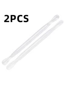 2Pcs Plastic Cuticle Pusher, Dual-End Dead Skin Nail Pusher, Gentle Plastic Pusher, Gel Polish Remover Tool, Manicure And Pedicure Tool, Colored - Multicolor - View 11