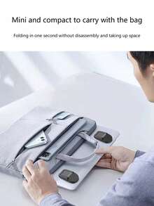 2pcs Aluminum Alloy Laptop Stand, Portable Foldable Keyboard Holder, Elevated Suspended Cooling Stand, Universal Foldable Invisible Laptop/Keyboard Stand - Multicolor - View 4