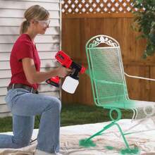 - 21V Pintor Eléctrico Pulverizador, Tres Modos de Pulverización 800ML Inalámbrico Pulverizador de Pintura Split Desmontar Cuerpo de la Máquina Auto Muebles Aerógrafo para Muebles Gabinetes,40978645 - A - Ver 1