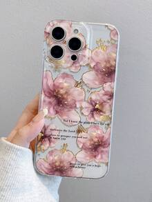 1 chiếc ốp lưng điện thoại TPU trong suốt dày dặn, chống rơi vỡ, phủ UV, viền vàng độc đáo, họa tiết hoa hồng, tương thích với dòng /Galaxy, bảo vệ ống kính và có thể dùng như ốp bảo vệ, món quà lý tưởng cho năm mới, Giáng sinh, Halloween hoặc Ngày Valentine. Phiên bản quốc tế, không phải phiên bản nội địa. - Nhiều màu - Xem 5