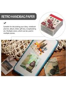 365 Hojas Vintage Scrapbooking Material De Papel Antiguo Retro Para Diario, Álbum, Arte Y Artesanía De Viajes,40967177 - A - Ver 5