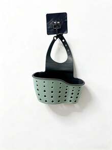 1pc Faucet Mounted Drain Basket - Multifunctional Kitchen Sink Storage Organizer - Multicolor - View 7