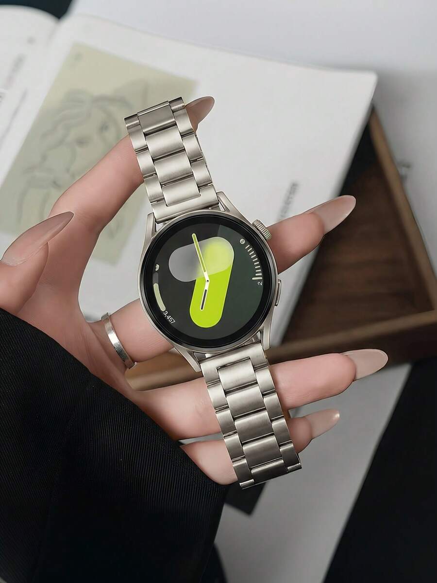 1条时尚星空不锈钢表带，适用于三星智能手表，通用20mm/22mm表带，适配Galaxy Watch 3 42mm/46mm、Galaxy Active 2 40mm/44mm、Watch GT2及其他智能手表