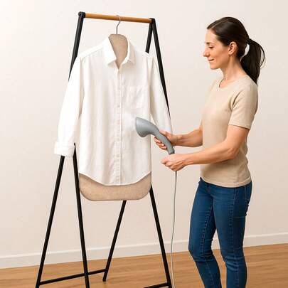 Foldable Steam Ironing Board 89*43.5cm, Large Foldable Tabletop Iron Board With Heat-Resistant Surface, Versatile Hanging Hook For Easier High-Pressure Clothes Steaming With Handheld Steamers