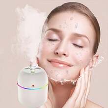 1pc Lucky Color USB Humidifier, Portable Mini Aromatherapy Diffuser, LED Color Car Aromatherapy Machine, Suitable For Car/Office/Bedroom, Suitable For Air Humidification, Room Decoration - Multicolor - View 7