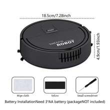 Aspiradora robótica con succión de 1000Pa, limpieza automática, fregado en seco y húmedo, barredora eléctrica - Multicolor - Ver 12