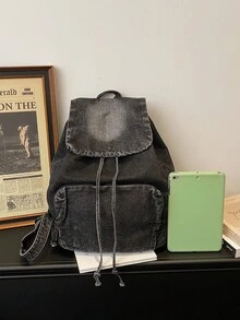 Klassisk moderiktig och mångsidig ryggsäck, stor pendlarväska - Multifärgad - Visa 8