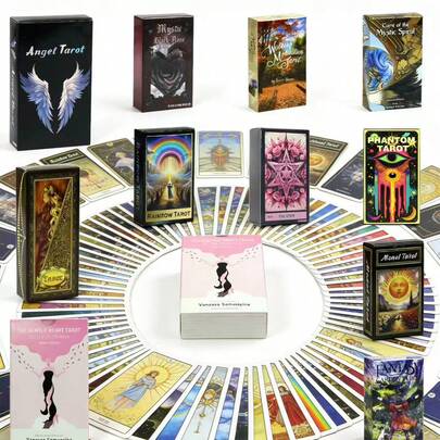 78 cartas del Oráculo Español, Cartas del Tarot Español de Animales, Cartas del Oráculo Español de Espíritu Animal, Cartas del Oráculo de Mensajes de Animales, Juguetes de Adivinación, Cartas con Significados