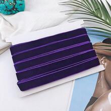 1.6cm 20pcs Purple Velvet Chokers Vintage Necklace For Women With Extension (XL-1002-6) - 1.6公分-20個-紫色 - 查看 6