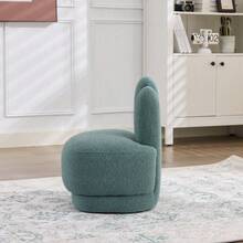 Living Room Chairs - Green + Fabric + Foam + Plywood + Solid Wood + Foam - View 4