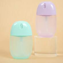 50毫升椭圆形便携喷雾瓶，PP塑料材质，可灌装，适用于爽肤水、香水、化妆品、洗手液样品瓶 - 彩色 - 查看 7