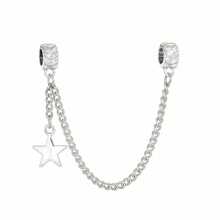 1件时尚个性化银色心形、贝壳、星星多元素合金休闲安全链，适合DIY手链、腕带、项链吊坠 - 彩色 - 查看 12