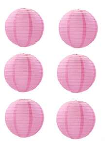 10 piezas de linternas de papel de estilo chino y japonés de tamaños mixtos en color blanco, adecuadas para bodas, cumpleaños, fiestas de Halloween, manualidades, Navidad, bodas, decoración del hogar, decoración de fiestas. Pueden tener manchas. (6 piezas) - Blanco - Ver 14