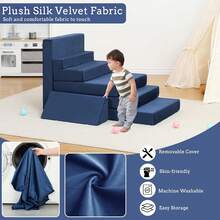 Kids Sofas - Navy Blue - View 5
