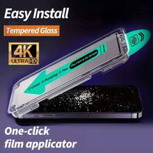 ZYSHI Bộ 2 miếng dán màn hình cường lực mờ, chống nhìn trộm, phù hợp với 17 Pro Max/Pro/Air/17, 16 Pro Max/Pro/16e/16, 15 Pro Max, 14 Plus, 13, 12, 11. Bao gồm dụng cụ lắp đặt (tự động căn chỉnh & làm sạch), phủ toàn màn hình, chống nhìn trộm, chống bám vân tay, chống trầy xước. - Trong sáng - Xem 2