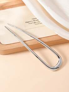 Kẹp tóc cổ điển thanh lịch 1/3 - Kẹp đơn hình chữ U bằng hợp kim, kẹp kim loại màu vàng, răng xoắn, phù hợp với mọi loại tóc, màu trơn. Phụ kiện, quà tặng Giáng sinh, phụ kiện tóc quà tặng người lớn, phụ kiện tóc Giáng sinh, quà tặng sáng tạo cho phụ nữ, quà Giáng sinh xinh đẹp, quà Giáng sinh cho phụ nữ, phụ kiện đội đầu, phụ kiện tóc cho phụ nữ - Nhiều màu - Xem 3