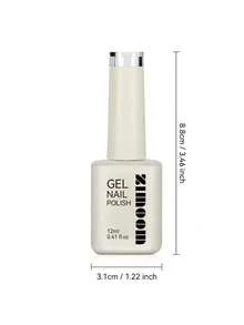 ZIMOOM 12毫升橙色凝胶指甲油，春夏活力橙色美甲，高显色度，涂抹顺滑，可卸除，UV/LED美甲凝胶指甲油，适用于美甲沙龙，在家DIY美甲，适合女性和女孩。 - 橘色 - 查看 6