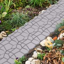 1/2 Pc Paver Mold DIY Garden Slab Mold Concrete Mold Slab Molds For Concrete, Irregular Shape - 1 Pcs - View 4