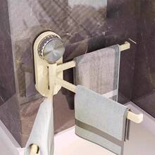 1pc No Drill Kitchen Sponge Holder, Multi-Layer Rotating Towel Rack, Suitable For Bathroom Towels - Multicolor - View 8