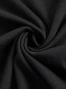 Y2K-Style Women's Cropped T-Shirt Top. Italy - The Beautiful Country Black Short Sleeve Crop T - Shirt - Black - View 3