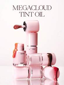 JOOCYEE MEGACLOUD TINT OIL Fermented Color Tinting Oil, Mirror-Like Glossy Lip Gloss, Non-Stick, Waterproof Lipstick, Nude Color, Moisturizing Lip Balm For Autumn/Winter - #02 Citrus Glaze - 查看 6