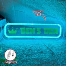 Personalized Gamer Tag Neon Light, Custom Name Neon Sign, Custom Game Logo, Personalized Neon Light, Gamer LED Lamp, Game Wall Decor, Live Streaming Illuminated Sign, Customized Gift - Perfect For Room Decor, Bedroom Decor, Gaming Room Decor, Men's Exclusive Space Gift, Birthday Gift! - Game UV - View 9