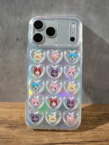 Ốp điện thoại hình trái tim dễ thương, tùy chỉnh cá nhân hóa, chất liệu acrylic, in laser, in ảnh thú cưng, mèo, chó đội mũ nhung, quà tặng cho người yêu thú cưng, quà tặng cho nữ, quà tặng bạn bè, quà tặng tiệc tùng, quà sinh nhật, quà mùa xuân, quà Phục sinh. - Nhiều màu - Xem 41