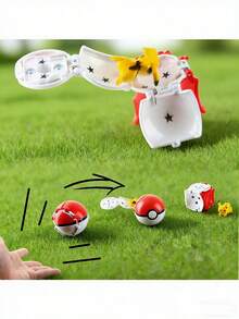 1个惊喜翻转宠物球模型玩具，趣味收藏玩具，适合作为生日礼物和派对礼品 - 彩色 - 查看 2