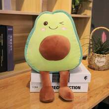 30cm/11.8in Cute Plush Avocado Doll, Soft Stuffed Fruit Pillow, Home Decor, Fluffy Plush Fruit Doll, Huggable & Playful, Adorable Animal Shape, Suitable As Gift For Friends, Valentine's Day, Christmas, Party, Mother's Day, Halloween - Multicolor - View 9