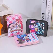 1pc Women's Monster Hunter Printed Zipper Wallet, Anime Clutch Purse, Multi-Functional Fashion Coin Pouch - Multicolor - View 10
