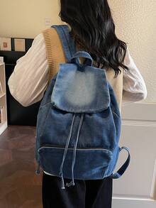 Klassisk moderiktig och mångsidig ryggsäck, stor pendlarväska - Multifärgad - Visa 4