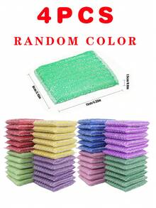 厨房皂液器，带海绵架的厨房洗洁精皂液器，按压式皂液器，含洗碗海绵，塑料洗洁精挤压容器，厨房洗洁精分配器，厨房水槽配件，高效清洁工具，清洁海绵，洗碗海绵，海绵刷 - 彩色 - 查看 14